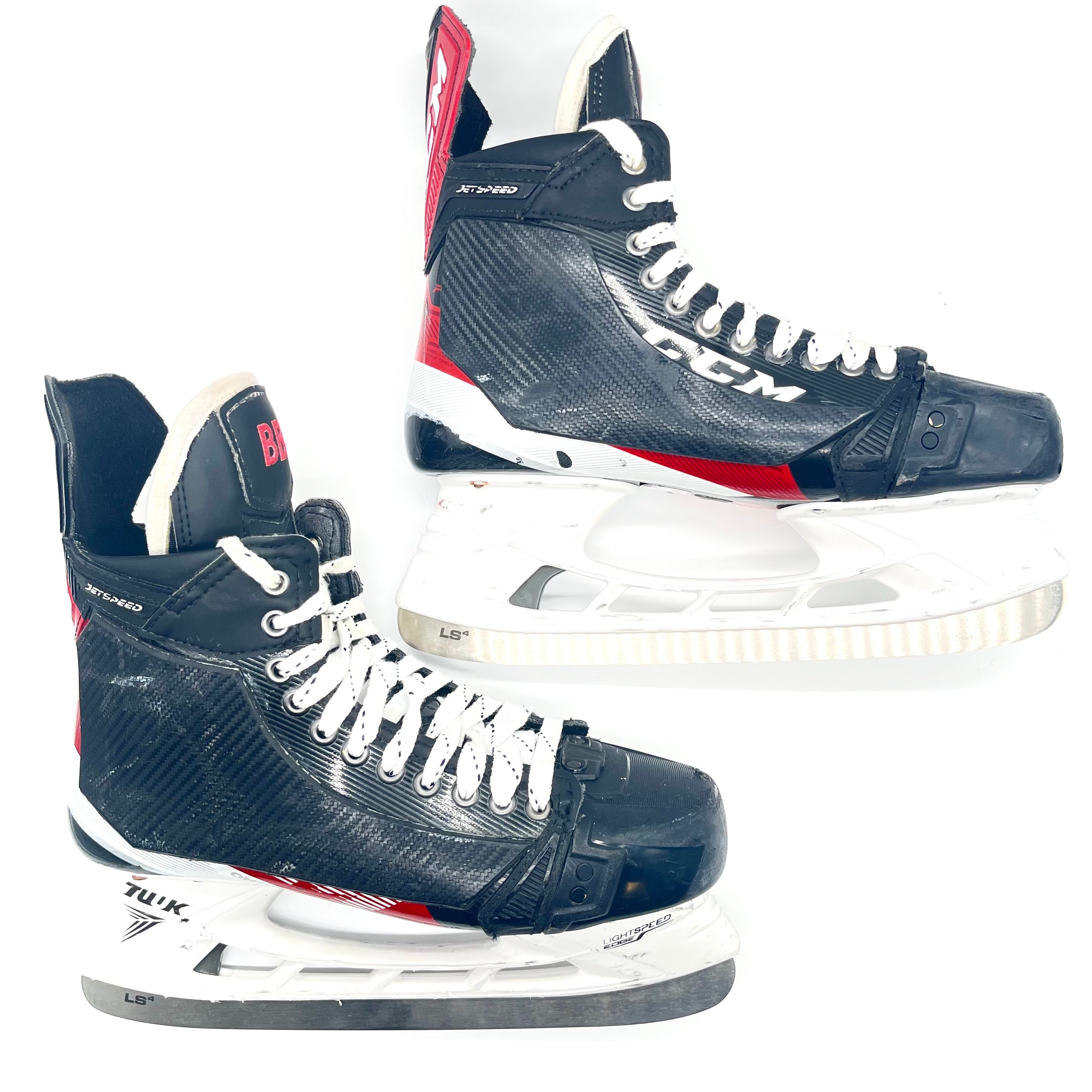 CCM Jetspeed FT4 Pro – Patins de hockey d'occasion NHL Pro Stock – Bowen Byram